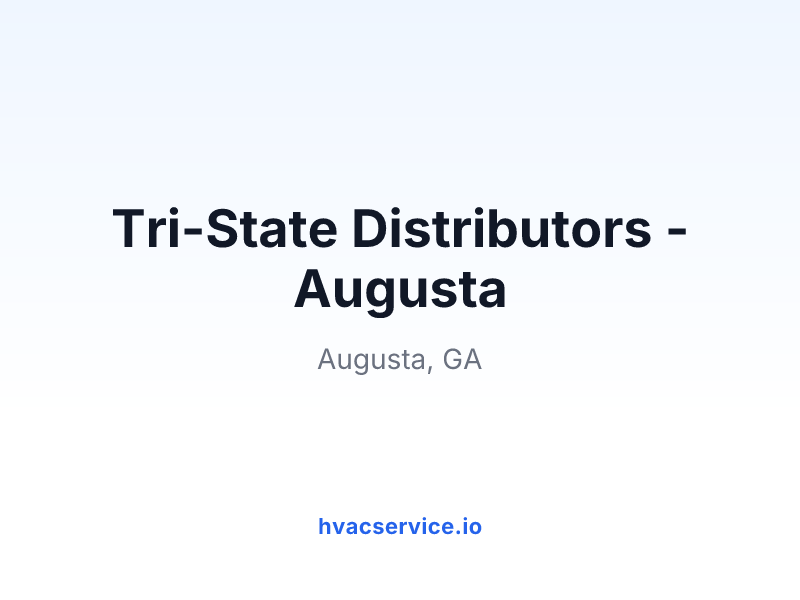 Tri-State Distributors - Augusta