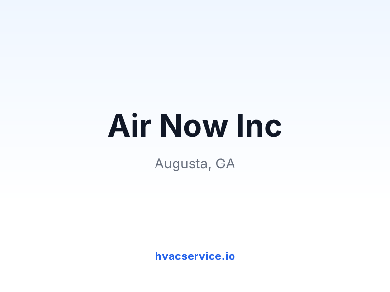 Air Now Inc