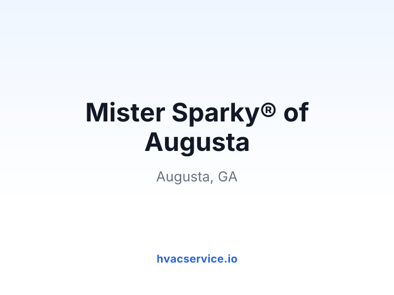 Mister Sparky® of Augusta