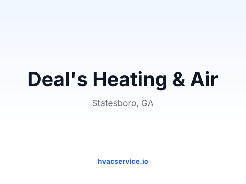 Deal's Heating & Air