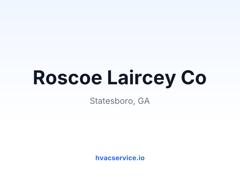 Roscoe Laircey Co