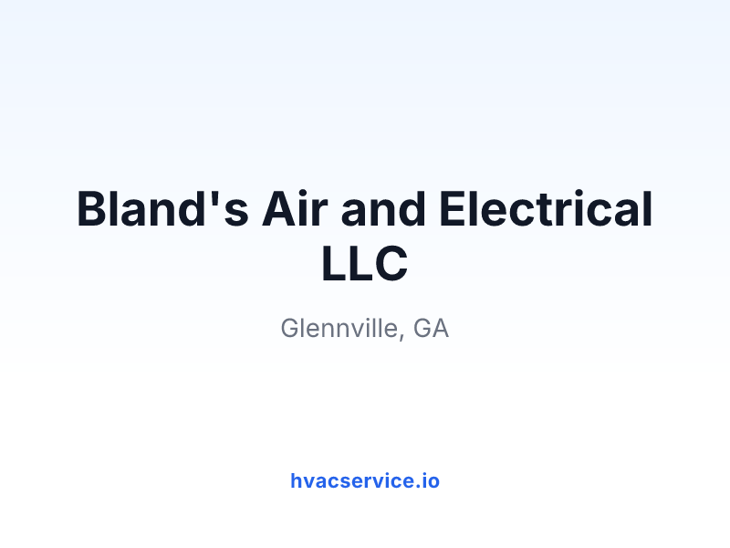 Bland's Air and Electrical LLC