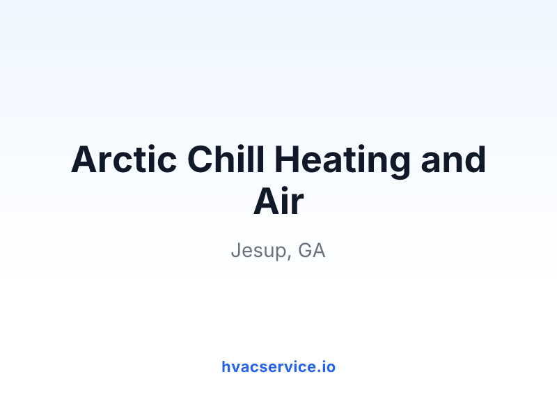 Arctic Chill Heating and Air