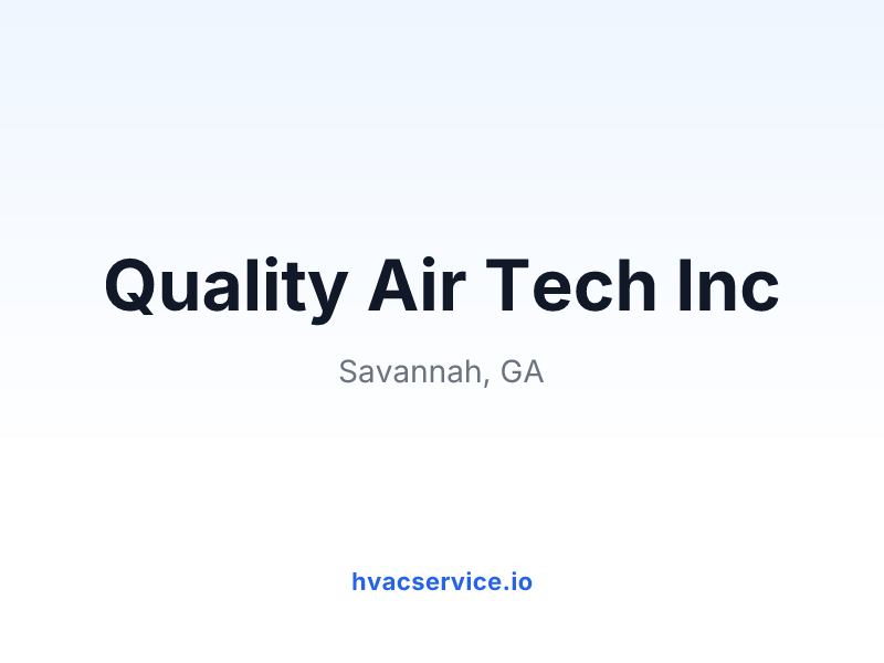 Quality Air Tech Inc