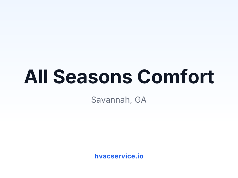 All Seasons Comfort