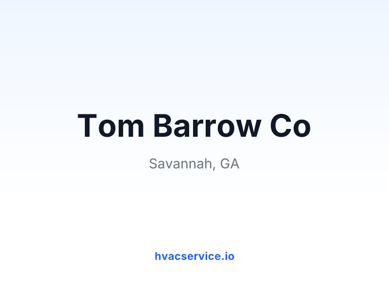 Tom Barrow Co
