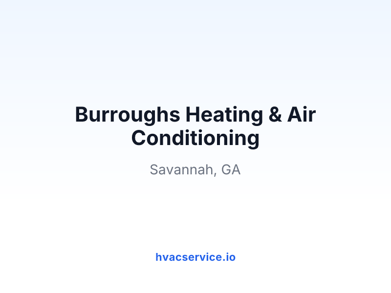 Burroughs Heating & Air Conditioning
