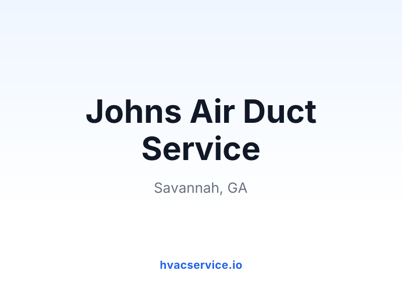 Johns Air Duct Service