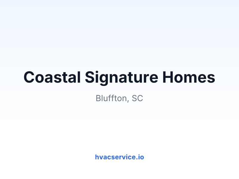 Coastal Signature Homes