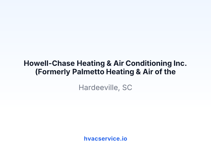 Palmetto Heating & Air of the Lowcountry