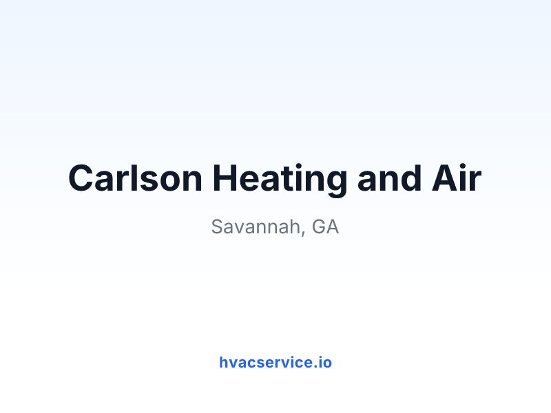 Carlson Heating and Air