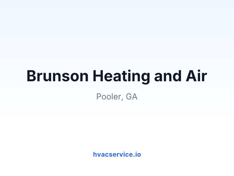 Brunson Heating and Air
