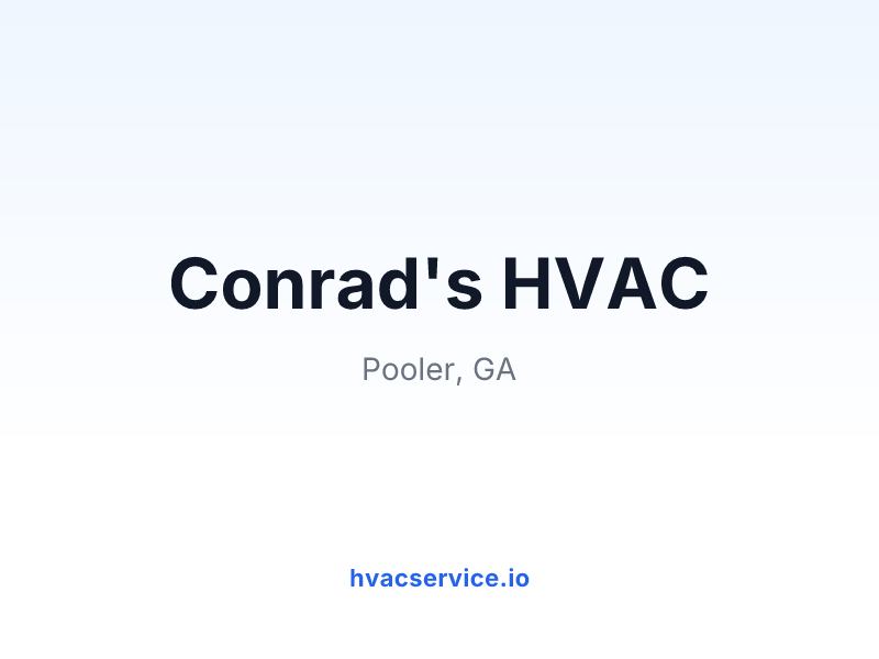 Conrad's HVAC