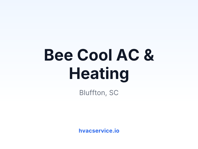 Bee Cool AC & Heating