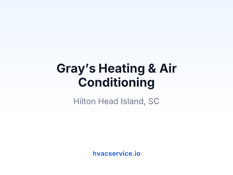 Gray’s Heating & Air Conditioning