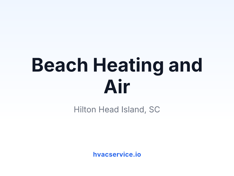 Beach Heating and Air.