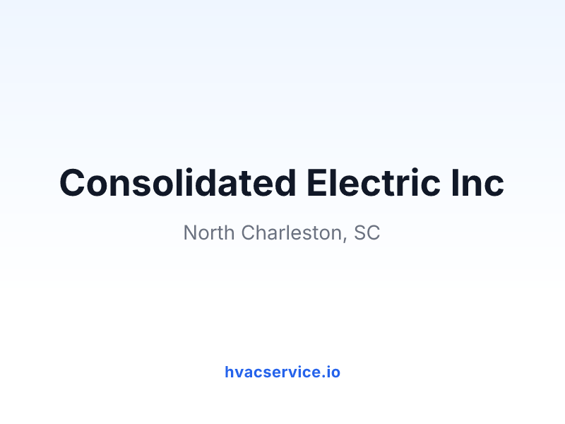 Consolidated Electric Inc