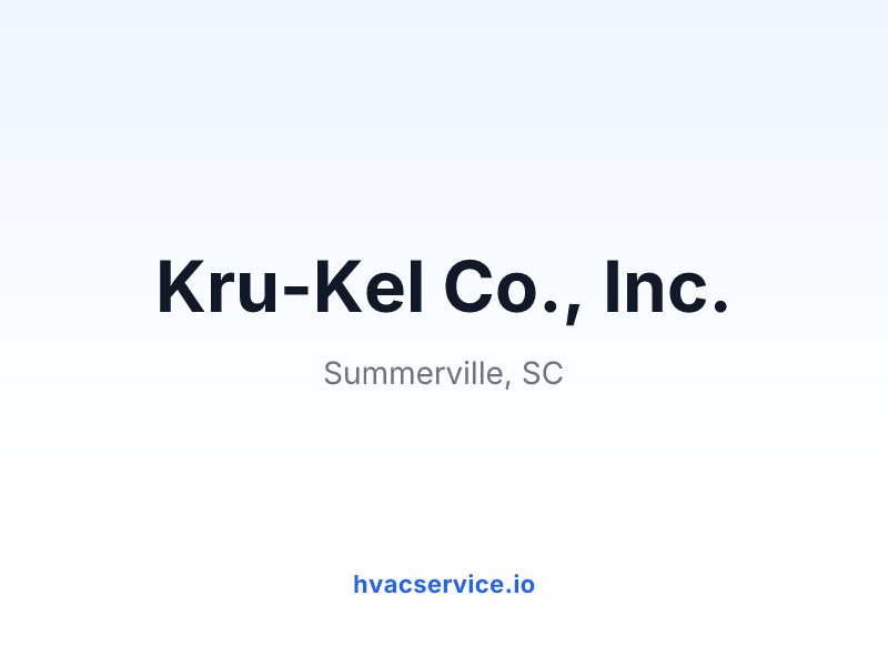 Kru-Kel Co., Inc.