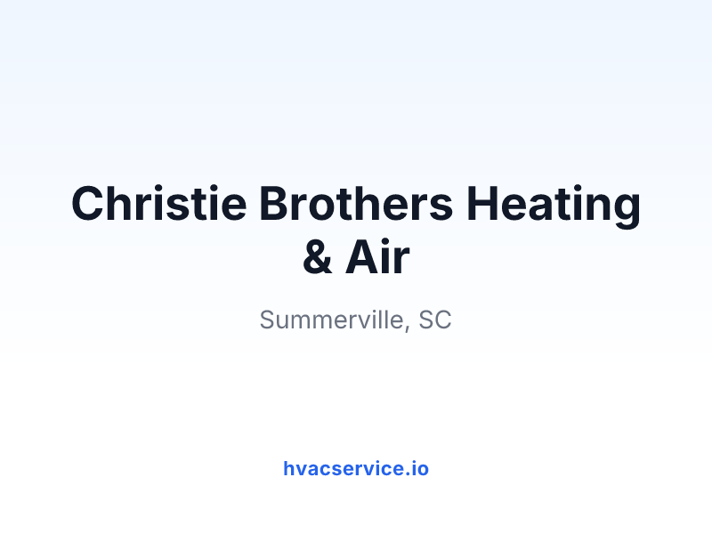 Christie Brothers Heating & Air
