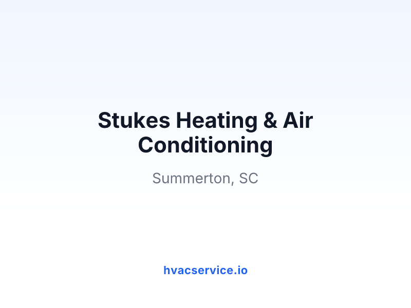 Stukes Heating & Air Conditioning