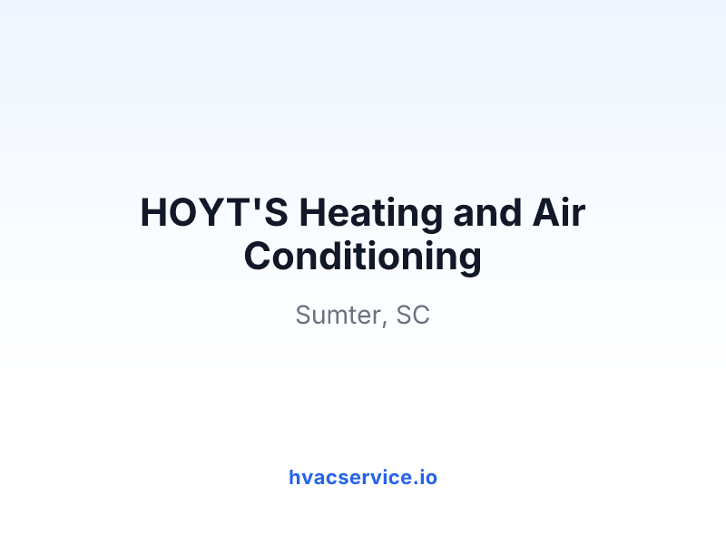 HOYT'S Heating and Air Conditioning