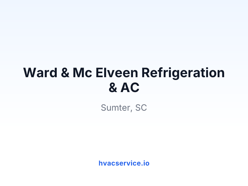 Ward & Mc Elveen Refrigeration & AC