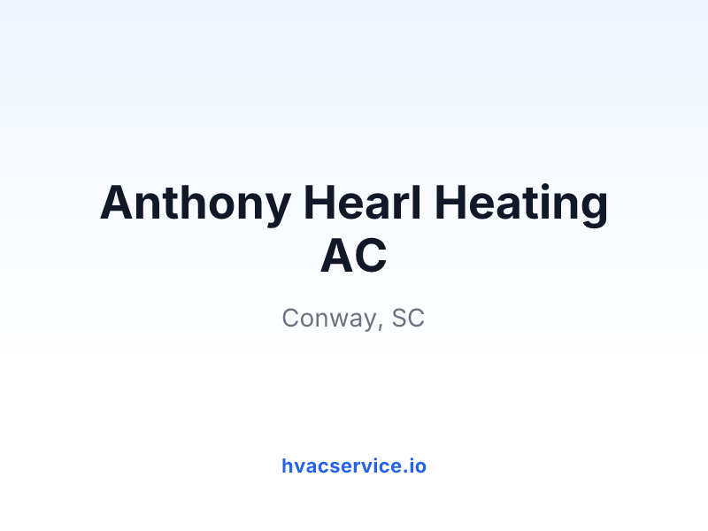Anthony Hearl Heating AC
