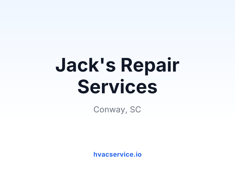 Jack's Repair Services