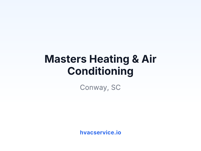 Masters Heating & Air Conditioning