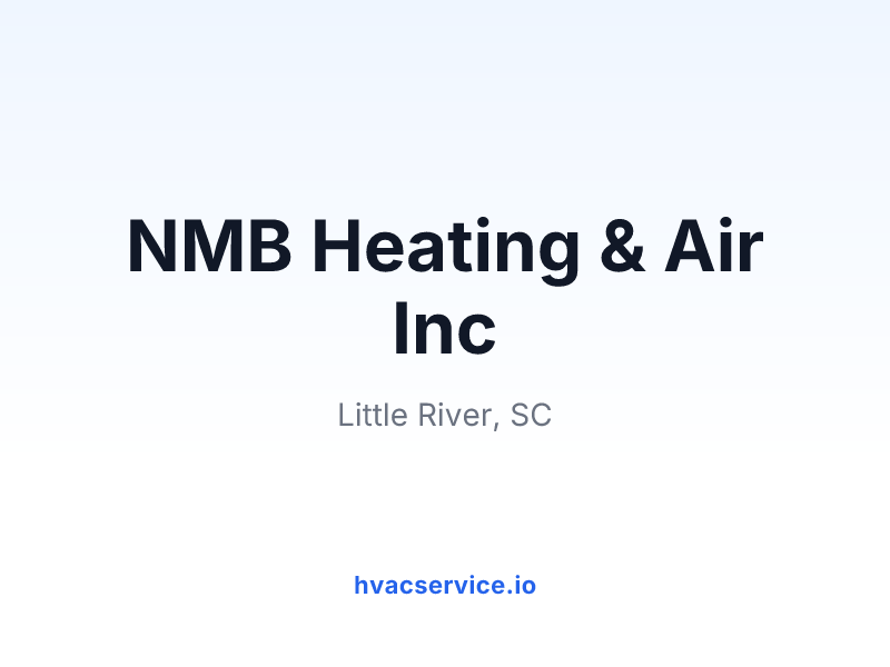 NMB Heating & Air Inc