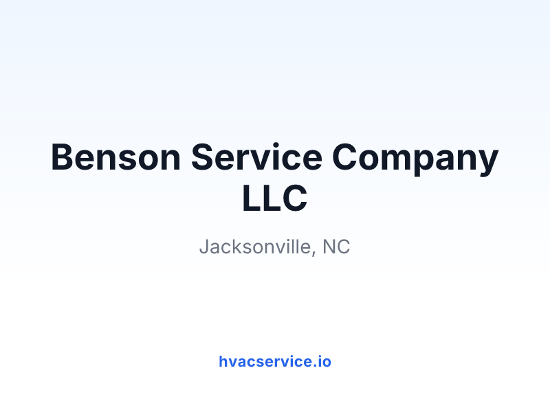 Benson Service Company LLC