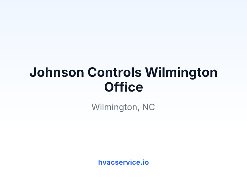 Johnson Controls Wilmington Office