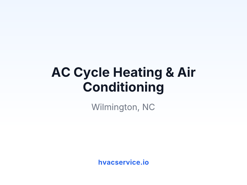 AC Cycle Heating & Air Conditioning