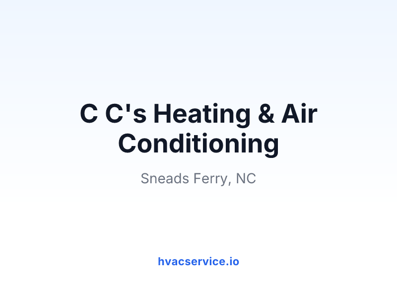 C C's Heating & Air Conditioning