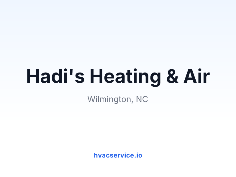 Hadi's Heating & Air