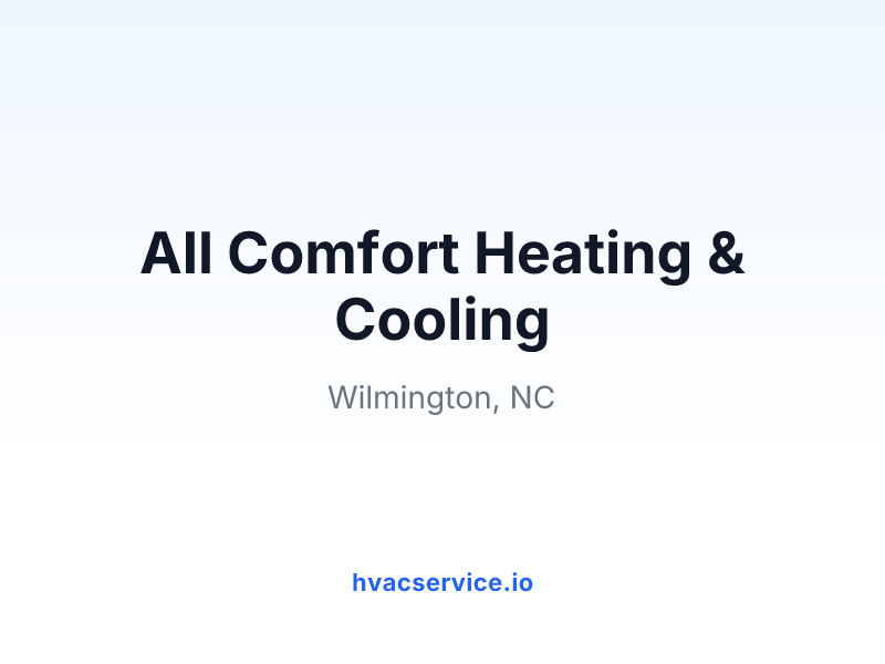 All Comfort Heating & Cooling