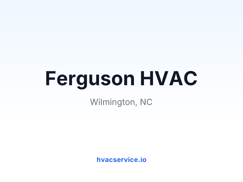 Ferguson HVAC & Plumbing