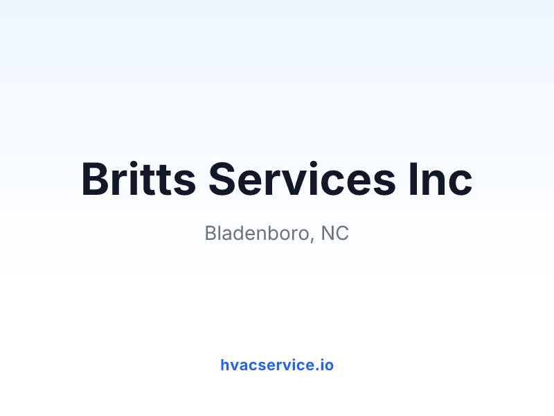 Britts Services Inc