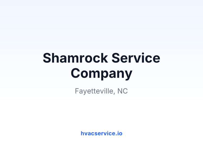 Shamrock Service Company
