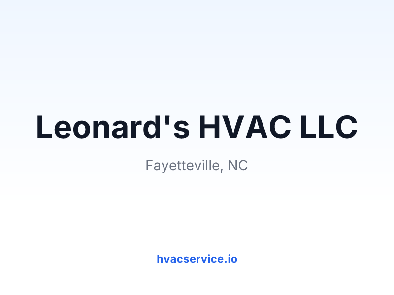 Leonard's HVAC LLC