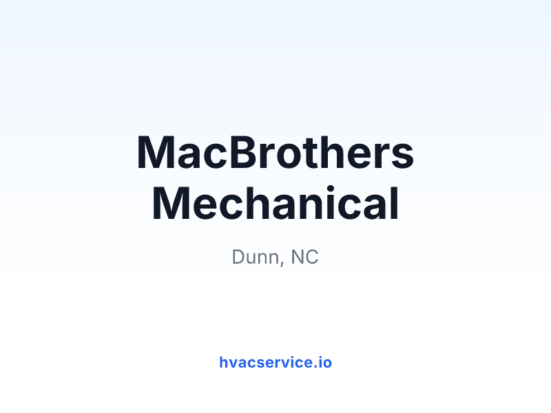 MacBrothers Mechanical