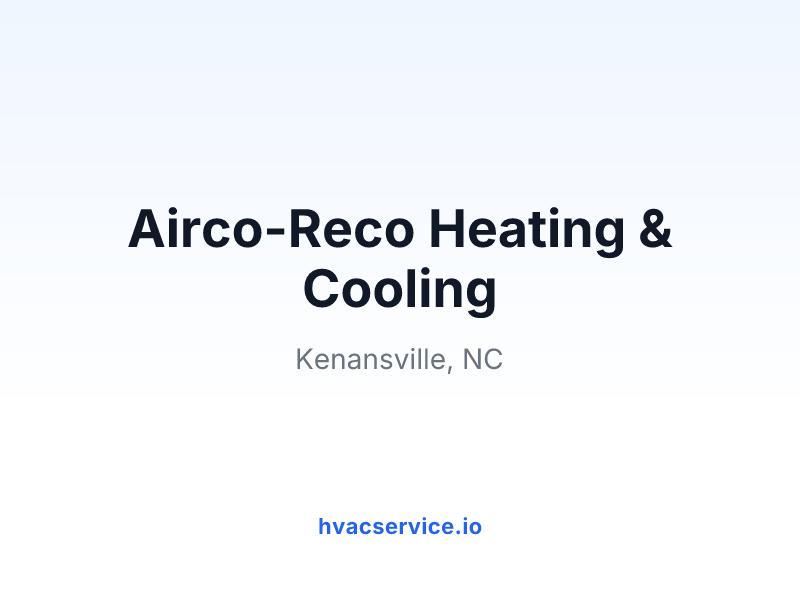 Airco-Reco Heating & Cooling
