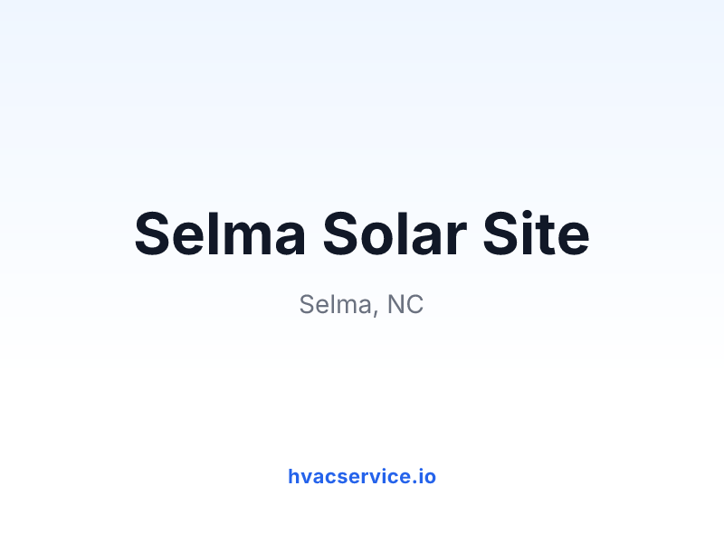 Selma Solar Site