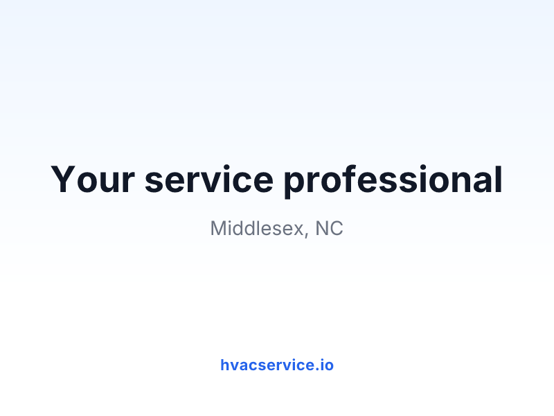 Your service professional