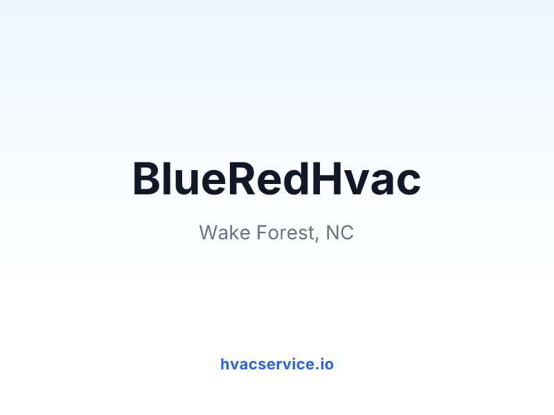 BlueRedHvac