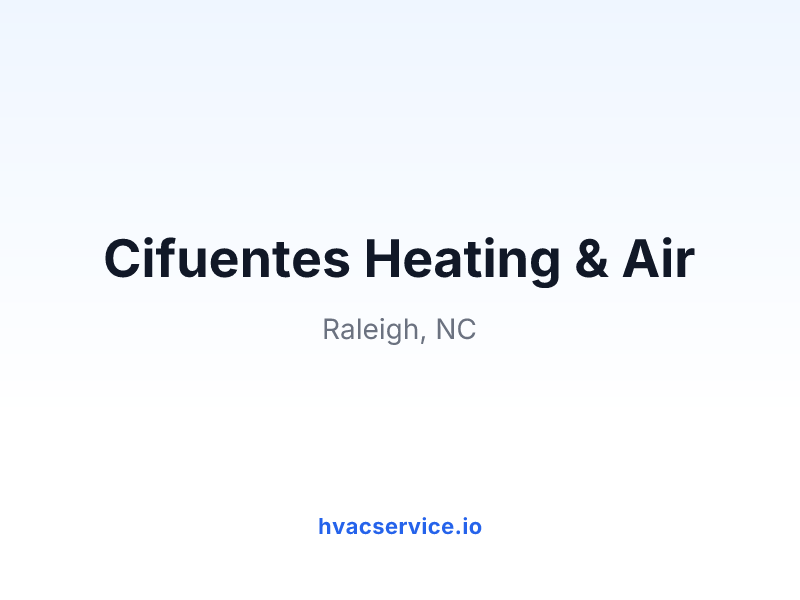 Cifuentes Heating & Air