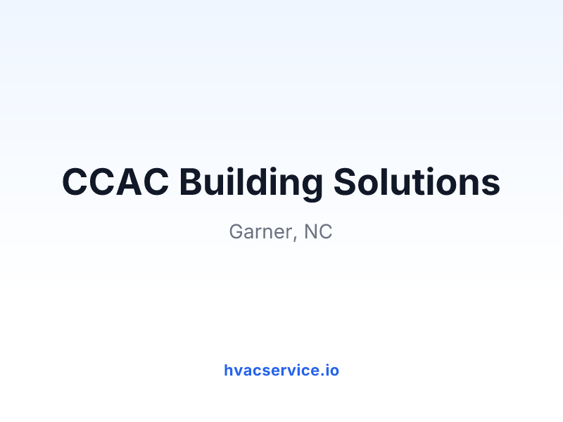 CCAC Building Solutions