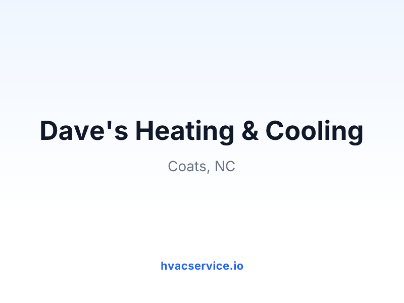 Dave's Heating & Cooling