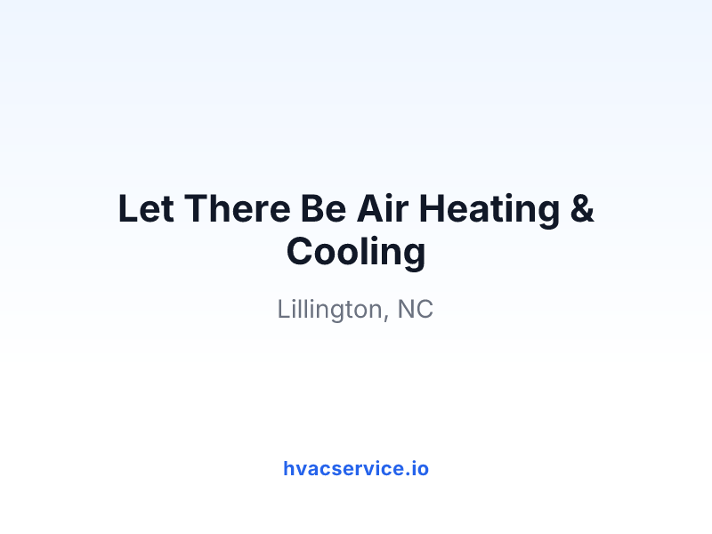 Let There Be Air Heating & Cooling