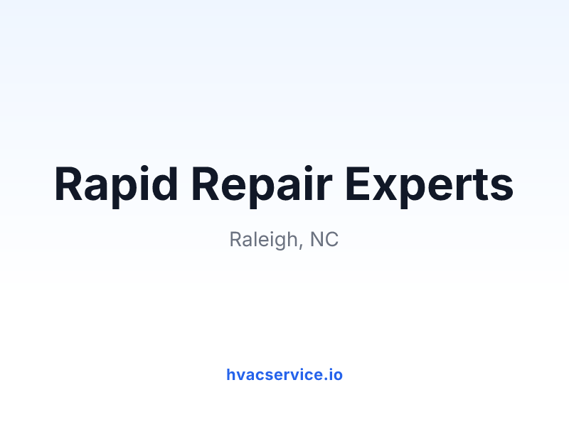 Rapid Repair Experts